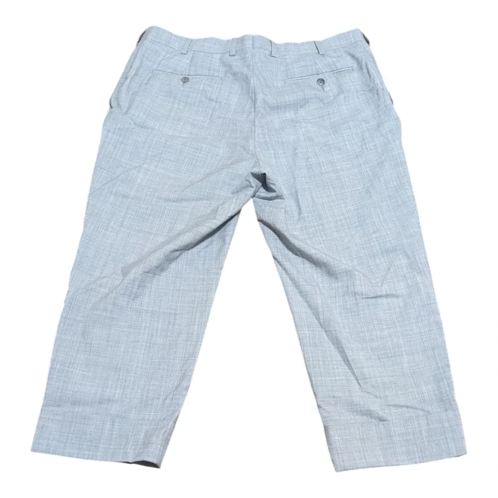 SUITSUPPLY Soho Turn‎ Up Trousers Men's UK 36 Pure Wool S120 Grey Dress Pants